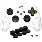 Resim Cloud011 Xbox Series X Silikon Kılıf 9 Parça Beyaz Hafif Koruma Parmak Kaymaz Kapak 