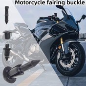 Resim 80/60/40/20 adet 6mm Motosiklet Plastik Düğme Parçaları, Genişletme Vidası Değiştirme Kiti, for HONDA, Kawasaki, for SUZUKI GSX-R, Yamaha YZF R1 R6 ATV ve Diğer Modeller için Uygun 