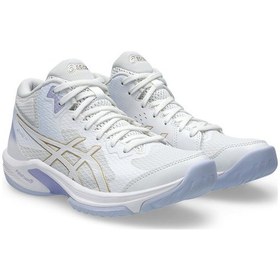 Resim Asics Beyond Ff Mt Kadın Beyaz Voleybol Ayakkabısı 1072a096-106 Beyaz 