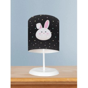 Resim Mekta Home Bebek ve Çocuk Odası Tavşan ve Seksek Desenli Abajur 