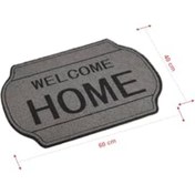Resim STOREMAX Premium Serisi Tasarımlı Dekoratif Kapı önü Paspas 61 x 40 cm, Hoşgeldiniz Desenli 1200752 