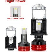 Resim Bosphorusboutique02 40000lm 110w Süper Parlak H4 Led Far Ampulleri, 6000k Beyaz Dönüşüm Kiti, Ip67 Su Geçirmez, 2'li Paket 