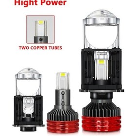 Resim Bosphorusboutique02 40000lm 110w Süper Parlak H4 Led Far Ampulleri, 6000k Beyaz Dönüşüm Kiti, Ip67 Su Geçirmez, 2'li Paket 