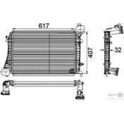 Resim BEHR Cı 166 000p 1k0145803q Volkswagen Tüm Araçlar Interkol Radyatörü Golf V-caddy 