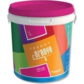 Resim Bi'Boya İpek Mat Trendy Beyaz 7.5 Lt 