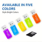 Resim Kompakt USB 2.0 Yüksek Hızlı TF Kart Adaptörü, Dayanıklı Micro SD Okuyucu - Tak ve Çalıştır, Dizüstü Bilgisayarlar, PC'ler, Tabletler ve Akıllı Telefonlar ile Uyumlu, Şarj Edilemeyen Pil, Taşınabilir Hafıza Kartı Okuyucu|Şık Tasarım|Dayanıklı İnşaat 