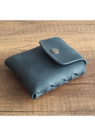 Resim Sumerian Leather Craft Deri Sigara Kılıfı Siyah 2 