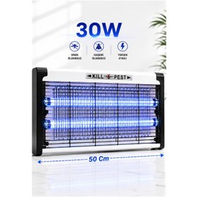 Resim Carbon KF-6030 Sinek Öldürücü Lamba Uv Işıklı 30W Elektrikli Sivrisinek Tuzağı Işıklı Cihaz 
