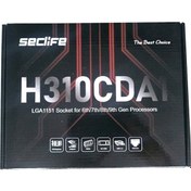 Resim Seclife H310 Ddr4 2133mhz Oc M.2 Vga/hdmı/dp Pcıe 3.0 1151p Matx Anakart 