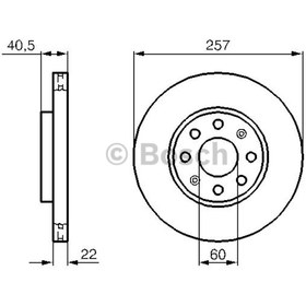 Resim Bosch 986479223 Ön Fren Disk Tk Corsa D 2006- Grande Punto 2005- 