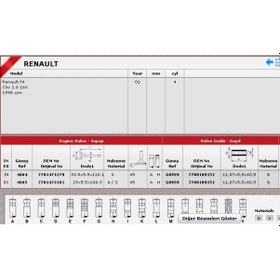 Resim Sibop Takımı 4664 4665 In 8 Ex 8 Megane Laguna Scenıc 2.0-16v F4r 8200151546 8200717170 