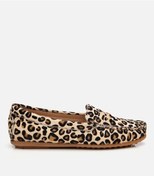 Resim Hotiç Kadın Deri Siyah Leopar Desenli Günlük Loafer 01ayh303610a133 Çok Renkli 