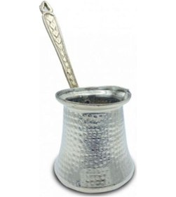 Resim Cezve Bakır Gümüş 3'lü Set 