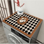 Resim Else Halı Else Kurutmalık Çamaşır Makinesi Örtüsü Koruma Matı Sıvı Geçirmez Kaymaz Yıkanabilir 