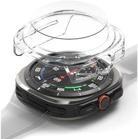 Resim Nanospace Samsung Galaxy Watch Ultra İle Uyumlu Silikon Kılıf Ve Ekran Koruyucu Tam Koruma Seti 