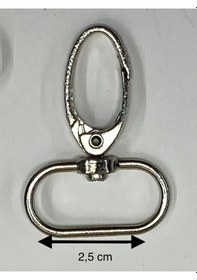 Resim Karantuhafiye Çanta Kancası / Akrep Kanca / 2 Li Set Gümüş Gümüş 