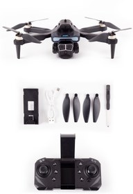 Resim Hubsan Sk007 3 Kameralı ve Engel Sensörlü Fırçasız Motorlu Drone 