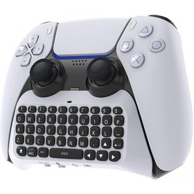 Resim Reedark Ps5 Kablosuz Bluetooth Klavye Ve Oyun Kumandası - Hoparlörlü, Mikrofonlu Taşınabilir Chatpad 