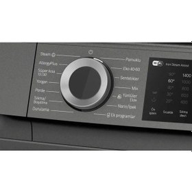 Resim BOSCH WGK264ZRTR Serie 6 Çamaşır Makinesi 11 kg maks. 1400 dev./dak., Antrasit 