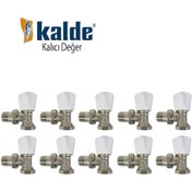 Resim KALDE 1/2" Köşe Radyatör Vanası Hafif Tip (eko) 1 Koli (50 Adet) 