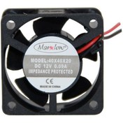 Resim Marxlow 40X40X10MM 12V Dc 3 Kablo Fan 