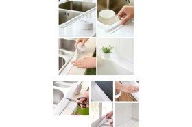 Resim OPTANA Mutfak Banyo Su Sızdırmaz Bant Lavabo Küvet Kenar Bandı Su Nem Geçirmez Bant 