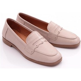 Resim Dgn 010 Kadin Küt Burun Şekilli Babet 010-2109-R4971 Gümüş 