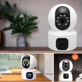 Resim Cetiner Group Çift Kameralı Wifi Bağlantılı Gece Görüşlü Ev Tipi Güvenlik Kamerası 