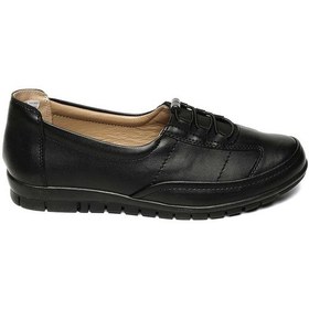 Resim Bestello Bağcıklı Termo Taban Comfort 018-m180-24k Kadın Ayakkabı Siyah 