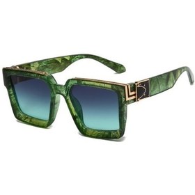 Resim Joyhub Büyük Kare Çerçeve Moda Güneş Gözlükleri Kadın Erkek Ryjvrf Koyu Gri 