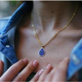 Resim Hasır Zincir Ve Nazar Ayeti Kolye 