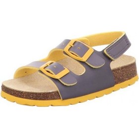 Resim Superfit 1-800124 Erkek Çocuk Gri/Turuncu Mantar Sandalet Gri 