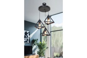 Resim Allians Modern 3'lü Avişe Siyah Laleli Çok Amaçlı Oturma ve Yatak Odası Seti 