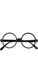 Resim Siyah Çerçeveli Harry Potter Gözlüğü 
