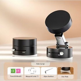 Resim Mıknatıslı Katlanabilir Telefon Tutucu - Torpido Ve Cam Uyumlu 1 