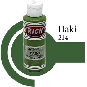 Resim Rich Master Akrilik Boya 120 Cc. 214 Haki 