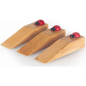 Resim Lira 3'Lü Uğur Böcekli Kapı Stoperi - Kahverengi 