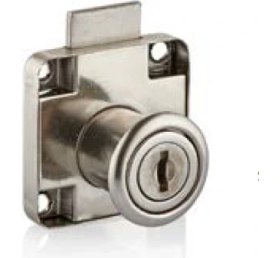 Resim Canex Kare Çekmece Kilidi Nikel 22 mm 