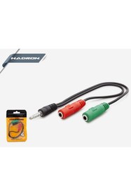 Resim gökkuşağı store Mikrofon Kulaklık Kablo Ayırıcı 20 CmHn4708 