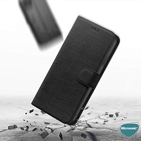Resim Microsonic Samsung Galaxy S20 için Kılıf Fabric Book Wallet Kırmızı [Galaxy S20 ile Uyumlu Kılıf - Kırmızı] 