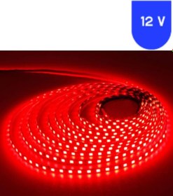 Resim 12 Volt 8 Mm 4040 Smd Kırmızı İç Mekan 60 Ledli 5 Metre Şerit Led 