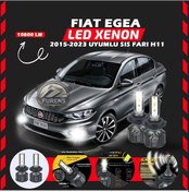 Resim Fiat Egea 2015-2023 Sis Farı Uyumlu Şimşek Etkilii Led Xenon Premium Series H11 