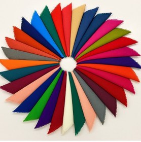 Resim 15'li Flamlı Düzrenk Dağıtmalık Hac Umre Hediyelik Çeyizlik Flamlı Pamuk Eşarp Yazma Çok Renkli 