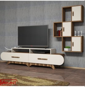 Resim Variant Flora Duvar Raflı Tv Ünitesi (210589042) 