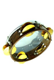 Resim Unosell Zilli Tef Plastik Derili 22 cm, Tef Tambourine Riq Marine W / Cymbals 