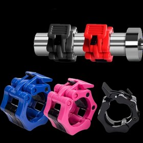 Resim 1 Çift Hızlı Çıkarma Dambıl Klipsi - Barbell Yaka, 2.5cm Çıtçıt Yay, PVC Malzeme, Sevgililer Günü, Noel, Yeni Yıl, Babalar Günü Hediyeleri için İdeal 