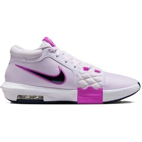 Resim Nike Lebron Witness Vııı Mens Basketball Shoes Erkek Basketbol Ayakkabısı Lila Siyah 