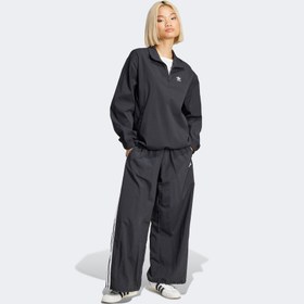 Resim adidas Originals Essentials Fermuar Yakalı Kadın Siyah Eşofman Üstü 