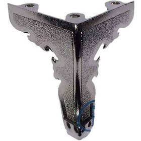 Resim Kelebek Sandık Ayağı, Kutu Ayak 5,5 Cm - Nikel, 50 Adet Ahşap 