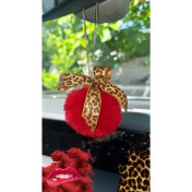 Resim Oasis Life Dikiz Ayna Süsü Kırmızı Leopar Seri 